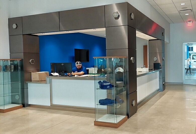 Dealership Reception & Display Millwork